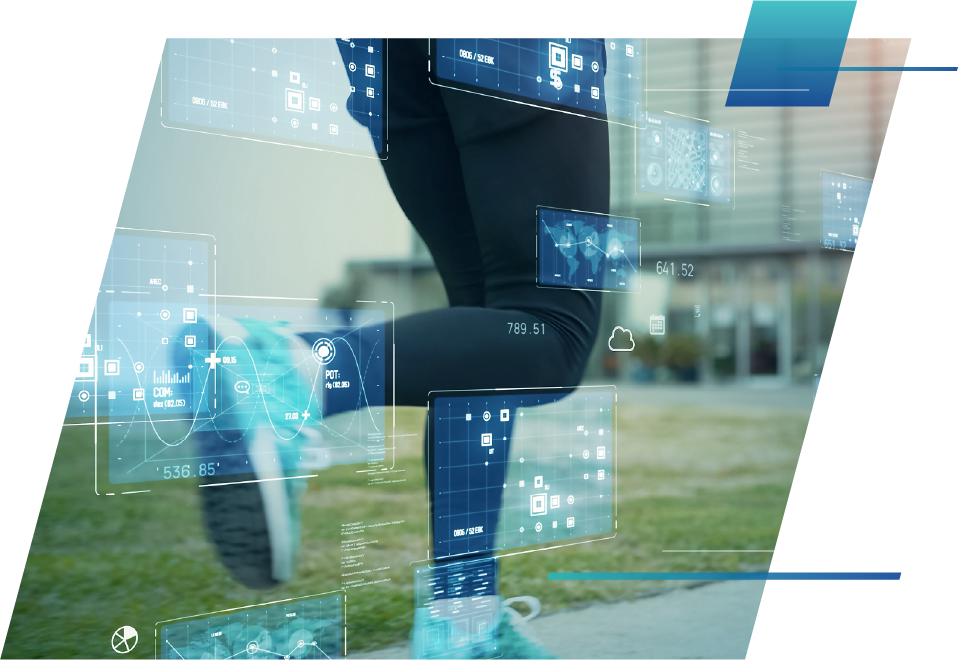 アスレチック・デパートメントのサポート分野と専門スタッフのイメージ図