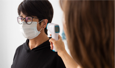 店の入り口で測る体温は正しい？