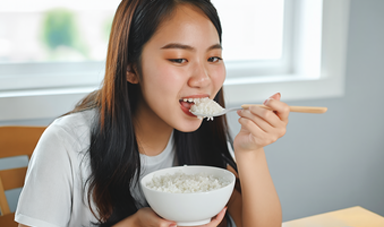 ご飯は本当に甘い？