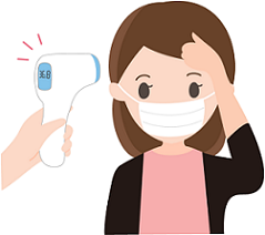 店の入り口で測る体温は正しい？