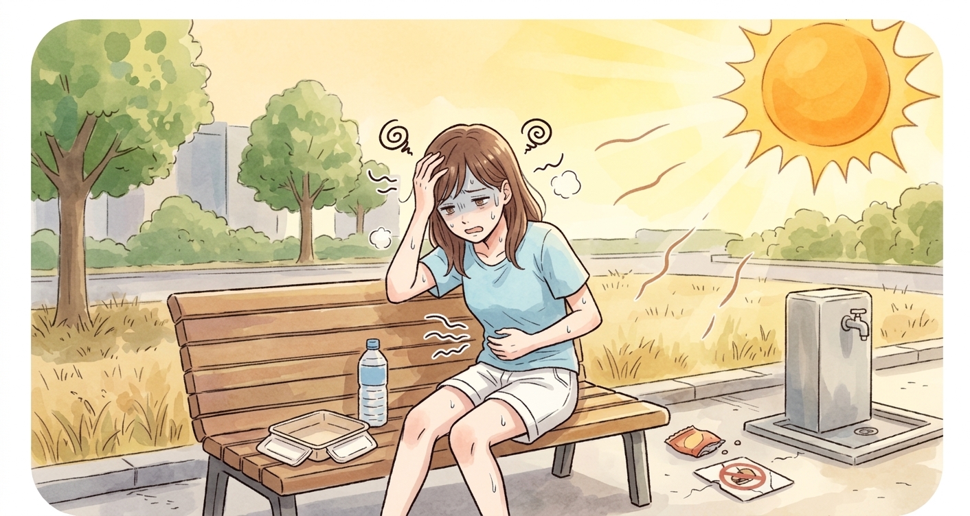 食事を抜くと、なぜ熱中症になりやすい？